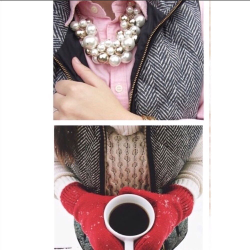 J.Crew Herringbone Vest - Picture 2 of 7